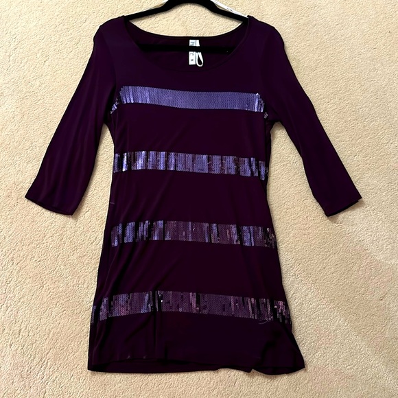 Kische Dresses & Skirts - Kische dark plum party dress.